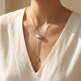 Onyx adjustable necklace