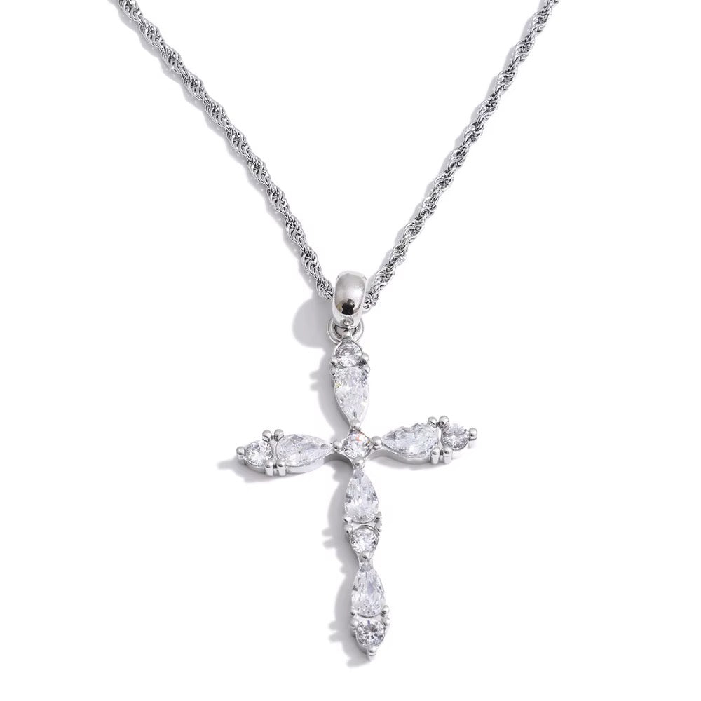 Celeste cross necklace