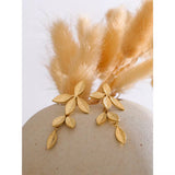 Summer leaf earrings