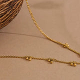 Dainty cherry necklace