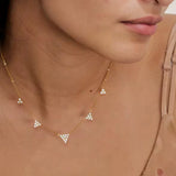 Triangle necklace