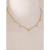 Triangle necklace