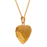 Locked heart necklace