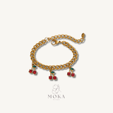 Cherry bracelet