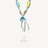 Jelly Fish Enamel Necklace