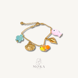 Enamel sea bracelet