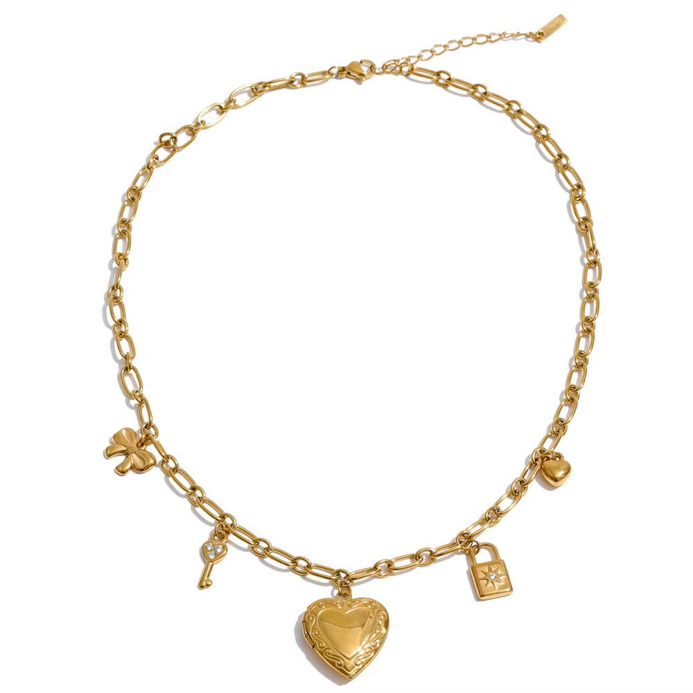 Amora charm necklace
