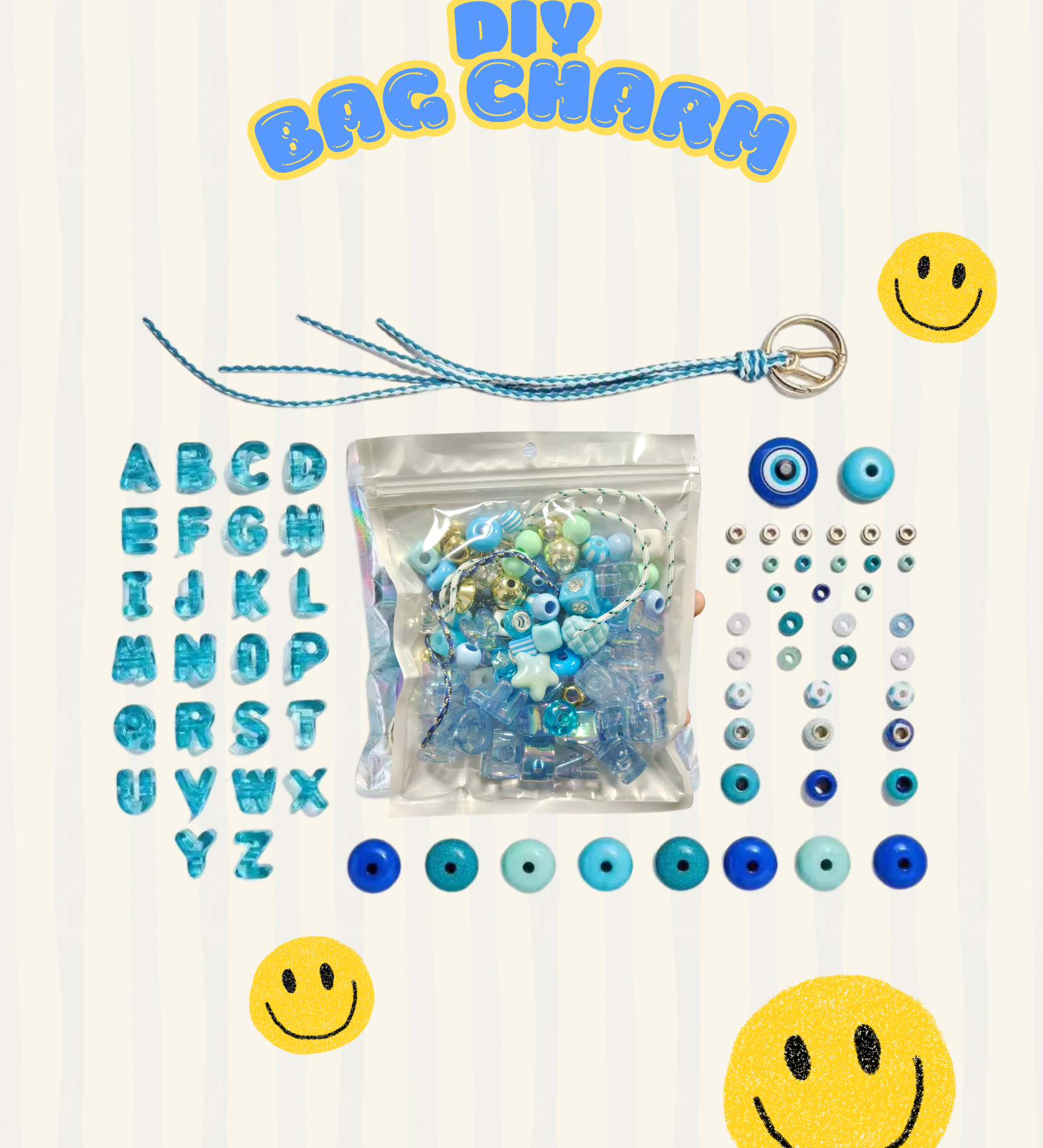 DIY BAG CHARM KEYCHAIN