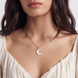 Moon necklace