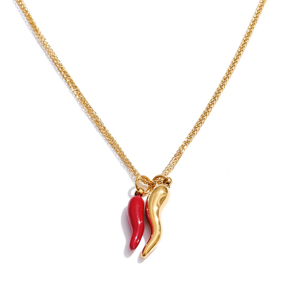 Spicy chili necklace