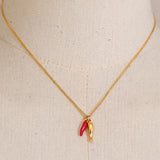 Spicy chili necklace