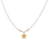 Dainty flower necklace