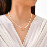 Dainty flower necklace
