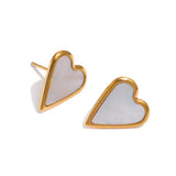 Little Valentina heart earrings