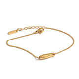 Dainty fish bracelet