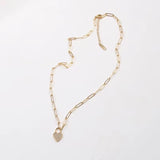 Heart chain necklace
