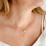 Butterfly mother necklace