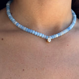 Color Natural Stone beaded necklace