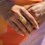 Shell adjustable ring