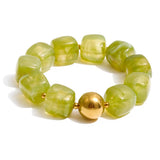 Acrylic beads bracelet