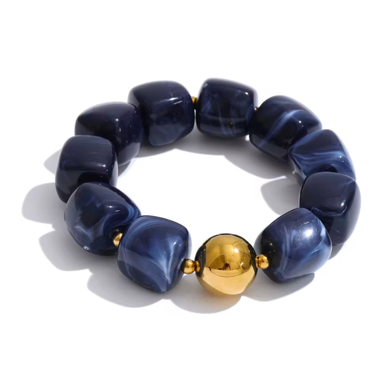 Acrylic beads bracelet