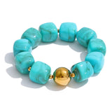 Acrylic beads bracelet