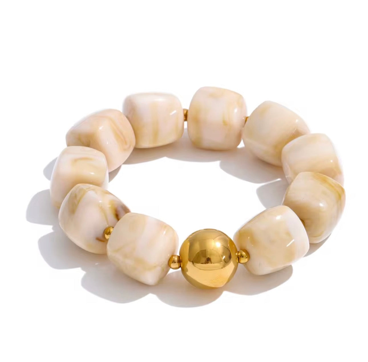 Acrylic beads bracelet