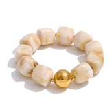 Acrylic beads bracelet