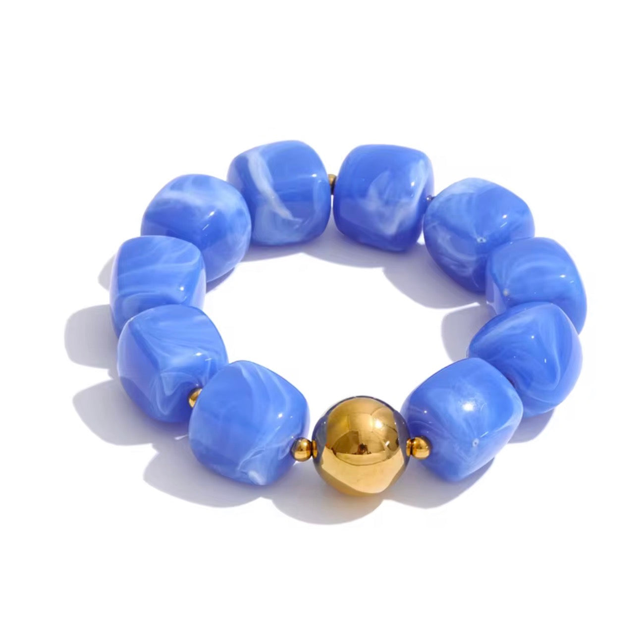 Acrylic beads bracelet