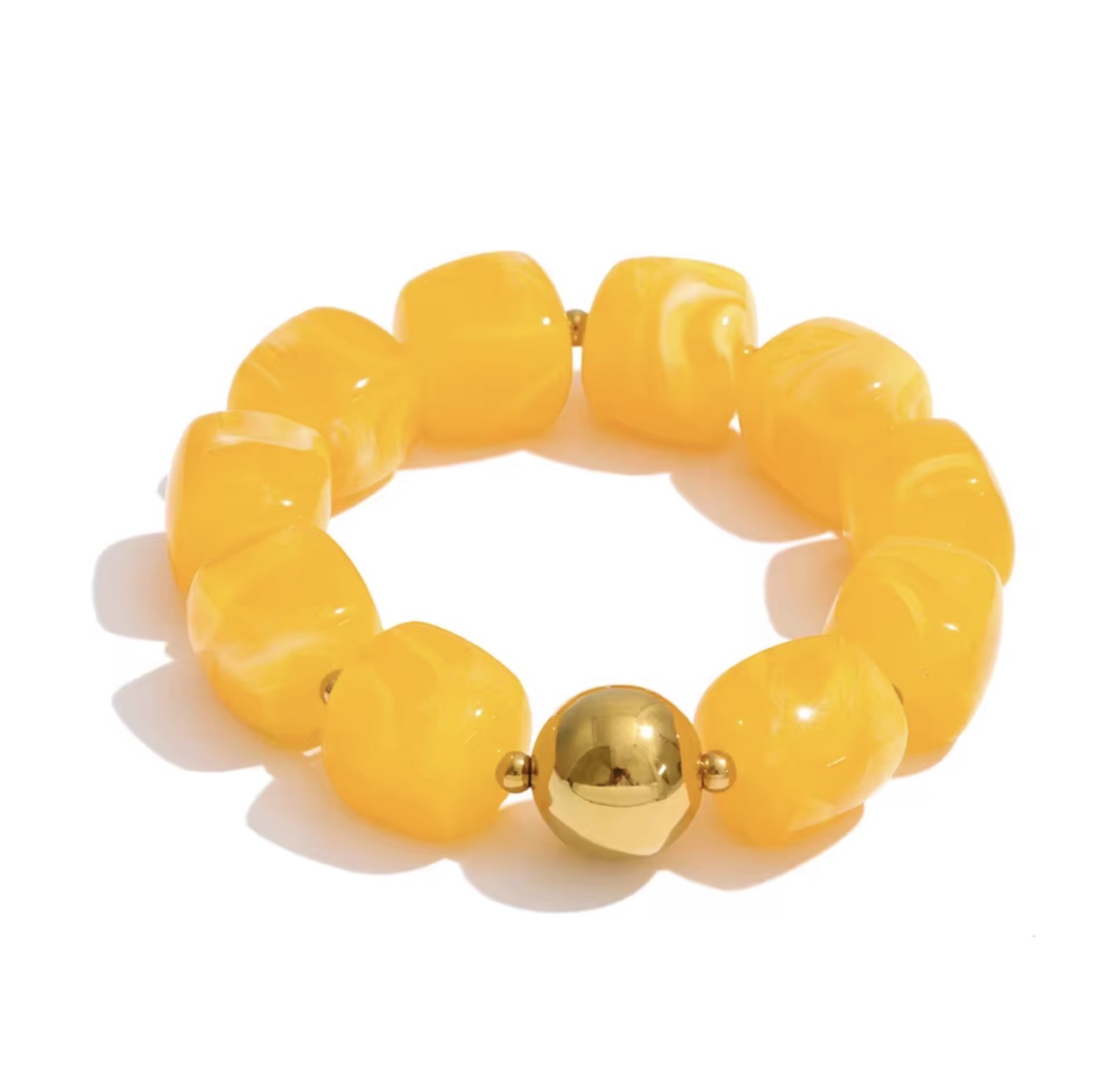 Acrylic beads bracelet