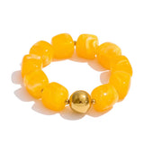 Acrylic beads bracelet