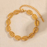 Shell gold bracelet