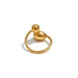 Double Drop Adjustable Ring