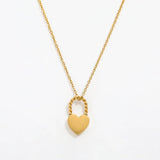 Locked necklace to engrave