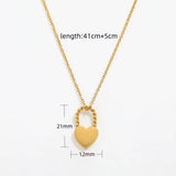 Locked necklace to engrave