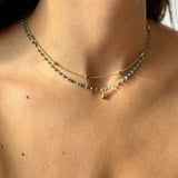 Dainty turquoise necklace
