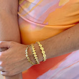 Sea star shell bangles