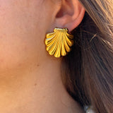 Statement shell earrings