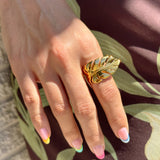 Leaf adjustable ring
