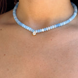 Color Natural Stone beaded necklace