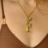 Cowgirl gold necklace