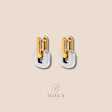 Nova two tone Earrings
